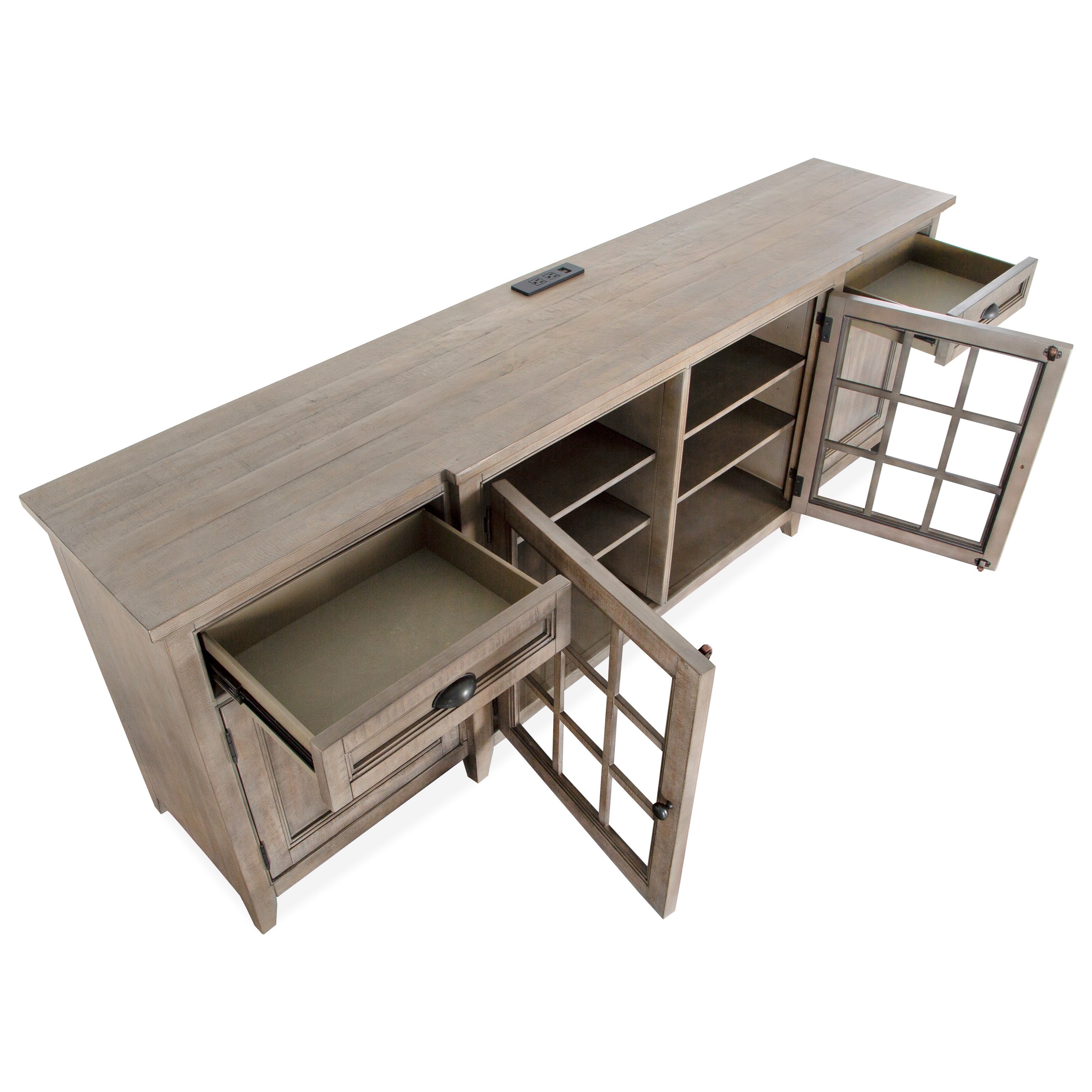 90 inch shop media console